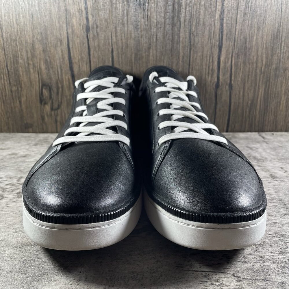 Kizik Sonoma Mens Size 13 Black Leather Handsfree Athletic Shoes Sneakers - Picture 5 of 10